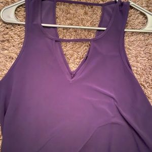 Purple Crop top